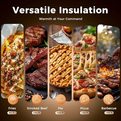 CAMMOO 133Qt 5-Tier 900W Electric Food Warmer with LED Light and 304 Blued Stainless Steel Heating Element, Commercial-Graded All Stainless Steel, Adjustable Shelf, Countertop Heated Holding Cabinet in Kuwait