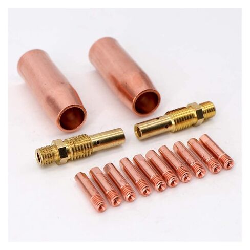 14Pcs Mig Welding Torch Accessories Kit Welder Nozzle Tip Fit for Tweco Mini /1 for Lincoln 100L MIG Nozzle in Saudi Arabia