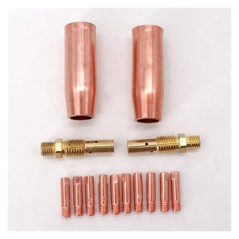14Pcs Mig Welding Torch Accessories Kit Welder Nozzle Tip Fit for Tweco Mini /1 for Lincoln 100L MIG Nozzle in Saudi Arabia