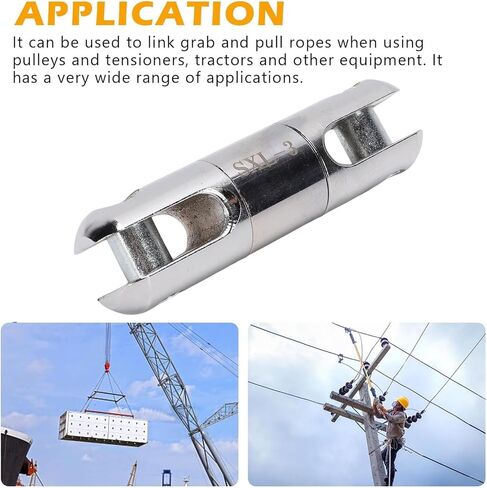 Diydeg 3 Ton Cable Pulling, Stainless Steel Wire Rope Ball Bearing Breakaway Tool with Replaceable Separation Pins for Electricity Construction Home Use in Saudi Arabia