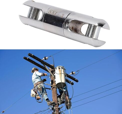 Diydeg 3 Ton Cable Pulling, Stainless Steel Wire Rope Ball Bearing Breakaway Tool with Replaceable Separation Pins for Electricity Construction Home Use in Saudi Arabia