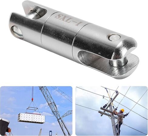 Fabater 1 Ton Cable Pulling, Wire Bearing Breakaway Tool, Wire Line Rope Ball Bearing Connector for Electricity Construction, Home in Saudi Arabia
