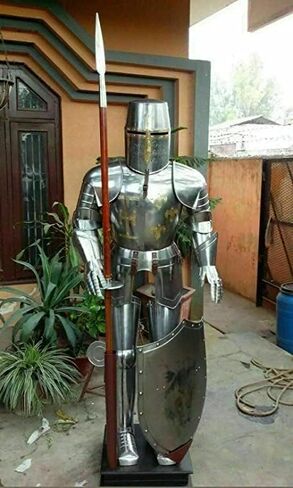 ARTIZANSTORE Medieval Knight Suit of Templar Armor Combat Full Body Armour Set Wearable Replica Costume Display Decor Wonderful Halloween Costume in Saudi Arabia