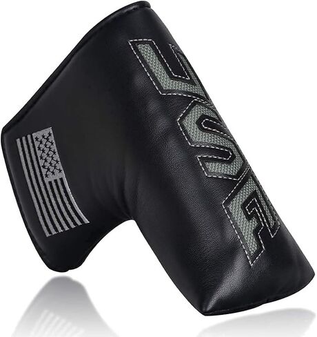 Big Teeth Golf Blade Putter Cover Head Covers Club Protector Magnetic Bar Closure USA Pattern for Scotty Cameron Taylormade Odyssey in Saudi Arabia