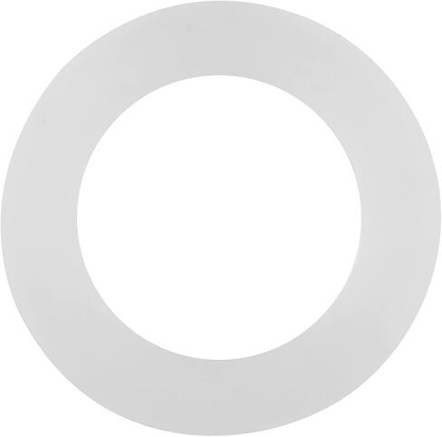 12pcs Silicone Flat Washer, Silicone O Rings Assorted Sizes Flat Gasket White Silicone Sealing Washers White O Ring for Bellows Hoses Pipe, Water Tap, Sprayer Connection(1") in Saudi Arabia