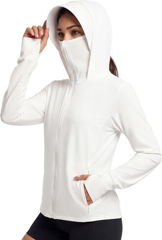 Stelle Women's UPF 50+ Sun Protection Jacket Hoodie Lightweight Long Sun Shirt for Outdoor Running Hiking in Saudi Arabia