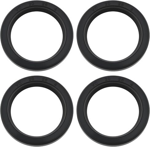 خلق فكرة 4 قطعة ختم النفط TC 20x26x4 مللي متر NBR رمح الختم لمضخة المحرك علبة التروس تطبيقات السيارات in Kuwait