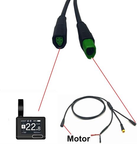 كابل برمجة USB، كابل برمجة USB لسرعة إطلاق الحد الأقصى لقطر العجلة لبروتوكول M600 M510 M500 Mid Drive Motor CAN in Kuwait