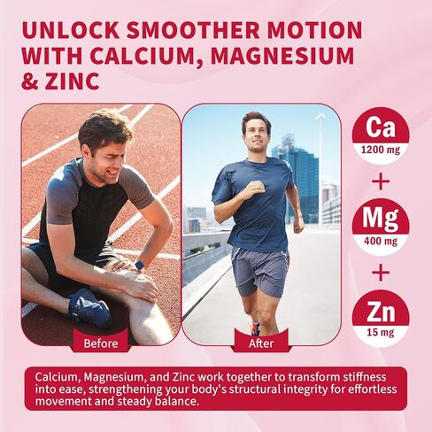 120 قيراط من الكالسيوم 1200 ملغ مع فيتامين D3 K2 علكات للبالغين، مكملات سيترات الكالسيوم علكة للنساء والرجال - علكات الكالسيوم مع المغنيسيوم والزنك، B6، B12 - مكملات الكالسيوم ذات الامتصاص الإضافي in Kuwait