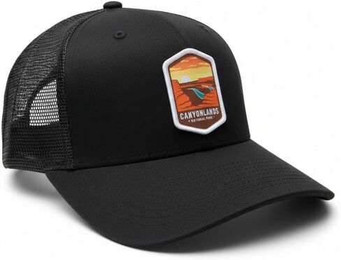 Canyonlands Trucker Hat - Snapback Mesh Backing w/National Park Patch in Kuwait