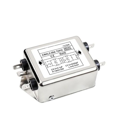 CW4L2-6A/10A/20A-T(HV) Two-Stage high Voltage 380VAC Solder Piece Single-Phase Power Filter(CW4L2-20A-T HV) in Kuwait