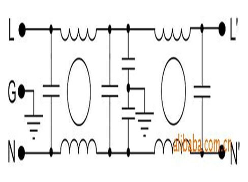 مرشح قسم مزدوج 60A AN-60B22FB 60A 250V محرك سيرفو مخصص لمرشح الطاقة in Kuwait