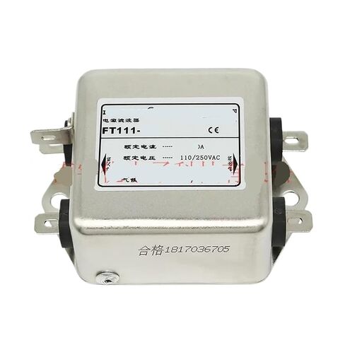AC Single-Phase Power Filter 220V Anti-Interference Purifier FT110-1AFT111-3A6(FT110-3 3A) in Kuwait