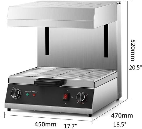 Commercial Lift-up Broiler,Electricl Salamander,Grill Machine,Electric Grill,Countertop Salamander Broiler,Electric Cheese Melter,Temperature Adjustable,Timer in Saudi Arabia