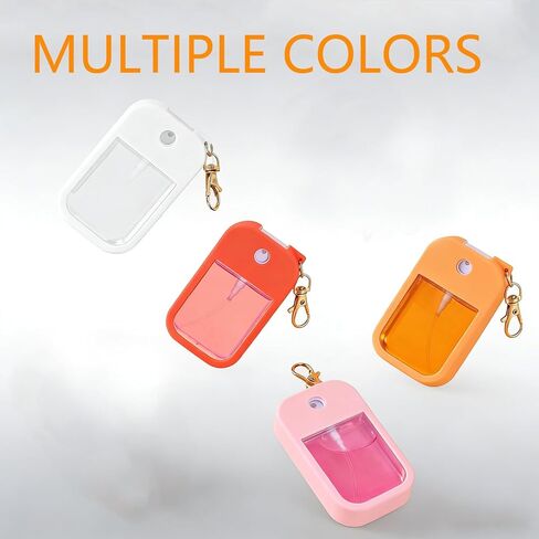 حافظة سيليكون واقية لمطهر اليد Touchland مع سلسلة المفاتيح | متوافق مع باور ميست آند جلو ميست 1 أونصة سائلة | قبضة مضادة للانزلاق، كم غطاء السفر in Kuwait