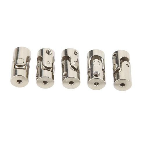 EVTSCAN Universal Joint Couplings, 5 Pack, High Strength Steel, Two Section Design, Customizable Angle, for RC Cars, Boats, DIY Projects in Saudi Arabia