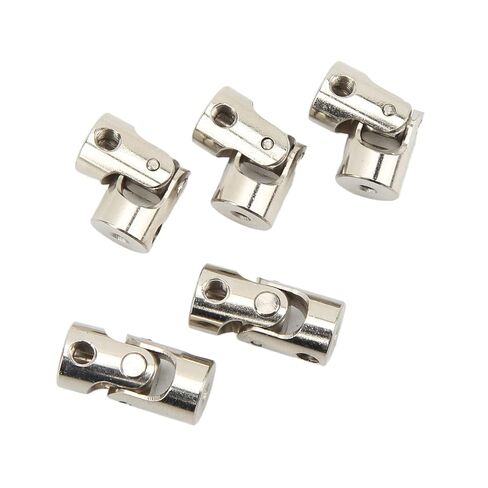 EVTSCAN Universal Joint Couplings, 5 Pack, High Strength Steel, Two Section Design, Customizable Angle, for RC Cars, Boats, DIY Projects in Saudi Arabia