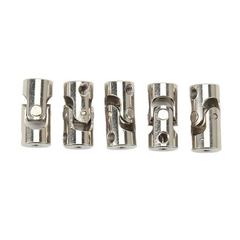 EVTSCAN Universal Joint Couplings, 5 Pack, High Strength Steel, Two Section Design, Customizable Angle, for RC Cars, Boats, DIY Projects in Saudi Arabia