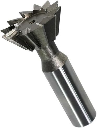 1pcs Carbide Dovetail Cutter 30-60mm Cutting Diameter High Speed Steel Groove Milling 60 Degree Straight Shank End Mill(40x60 Degree) in Saudi Arabia
