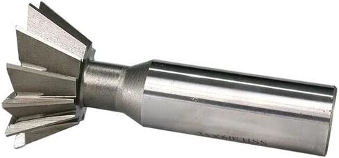 1pcs Carbide Dovetail Cutter 30-60mm Cutting Diameter High Speed Steel Groove Milling 60 Degree Straight Shank End Mill(40x60 Degree) in Saudi Arabia