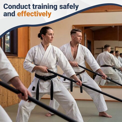 Silipull Collapsible Bo Staff 4ft & 6ft - Foam-padded Martial Arts Training Staff, Escrima Sticks, Yoga Stick Safe Practice, Portable with Carry Bag in Saudi Arabia