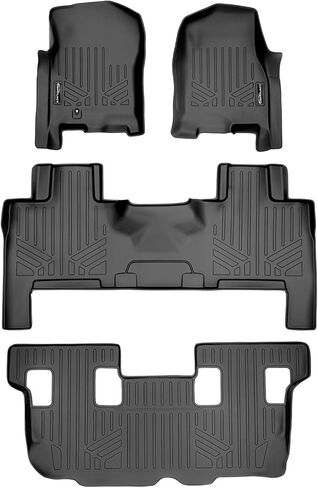 MAXLINER Floor Mats Cargo Liner Behind 2nd Row Set Black for 2007-2010 Expedition/Navigator with 2nd Row Bench Seat or Console (No EL or L Models) in Kuwait