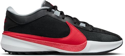 Nike Giannis Freak 5 Men's Basketball Shoes (DX4985-004, Black/University RED-Pure Platinum) Size 13 in Saudi Arabia