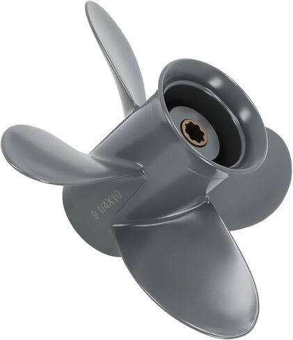 maXpeedingrods 4 Blades 9 1/4 x 10 Aluminum Boat Propeller for Honda Engines 8-20HP 8 Spline Tooth, RH, Parts No# 58134-ZV4-010AH in Saudi Arabia