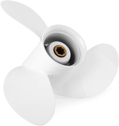 Boat Propeller 8 1/2 x 7 1/2 -N for Yamaha 6hp 8hp F6 F8 F9.9/ Outboard Propeller for Yamaha 2/4-stroke Engine 6G1-45943-00-EL,7 Spline Tooth, RH 8.5x7.5 in Kuwait