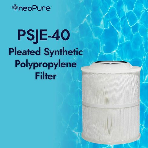 Neo-Pure PSJE-40-20 Pleated Synthetic Jumbo Cartridge 20 Micron | Compatible with Harmsco® HC-PP-40-20, HC/40-20 | High-Capacity Sediment Filtration with Durable Construction in Kuwait