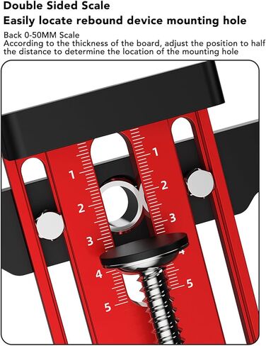 Cabinet Door Installation Positioner Aluminum Alloy Cabinet Door Installation Fixture with Adjustable Clamps,Support Arms and Metal Rods, Ideal for Kitchen Cabinets,Bathroom in Kuwait