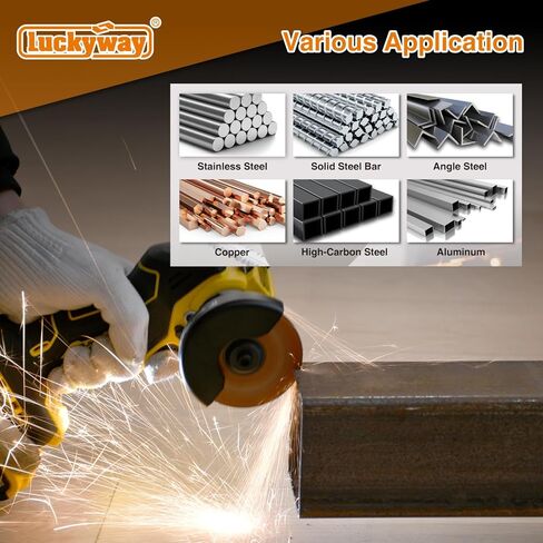 Luckyway 3 Inch Cut Off Wheels, 3" x1/16 x3/8" Cutting Wheel, Metal & Stainless Steel Cutting Disc for Die Grinder - 52 Pack in Kuwait