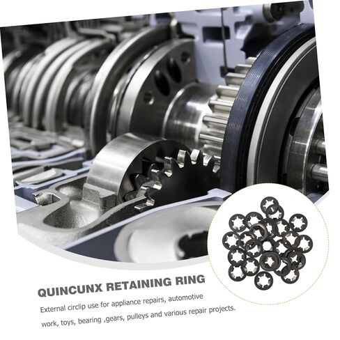 420pcs Carbon Steel Plum Bearing Clip Retaining Washers for Power Supply and Equipment Lock Washers for Electrical Appliances in Saudi Arabia