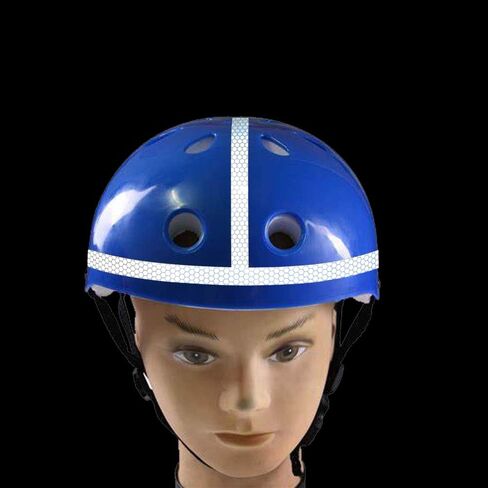 شريط عاكس عالي الكثافة للمركبات والقوارب وخوذات الملابس وصناديق البريد، 0.5 بوصة × 15 قدم، فضي وأبيض in Kuwait