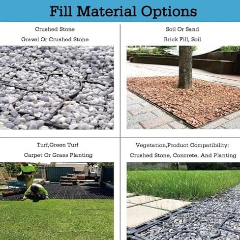 Gravel Stabilization Grids for Sidewalks, Outdoor Pavers, Walkway Landscaping & Parking Lots - Durable Gravel Grating for Enhanced Stability and Drainage in Saudi Arabia
