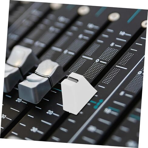 Milisten 10Pcs Mixer Knob Caps for Easy Replacement Durable Slider Caps for Audio Mixer Console Smooth Operation Elegant Design for Seamless Audio Adjustments in Saudi Arabia