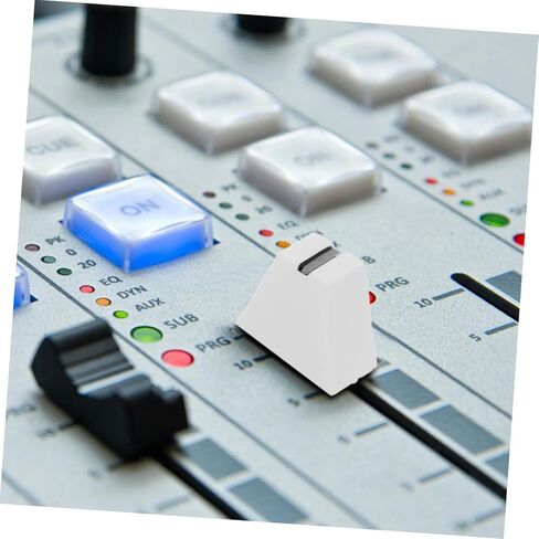 Milisten 10Pcs Mixer Knob Caps for Easy Replacement Durable Slider Caps for Audio Mixer Console Smooth Operation Elegant Design for Seamless Audio Adjustments in Saudi Arabia