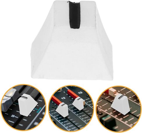 Milisten 10Pcs Mixer Knob Caps for Easy Replacement Durable Slider Caps for Audio Mixer Console Smooth Operation Elegant Design for Seamless Audio Adjustments in Saudi Arabia