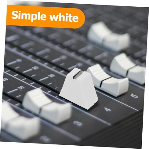 Milisten 10Pcs Mixer Knob Caps for Easy Replacement Durable Slider Caps for Audio Mixer Console Smooth Operation Elegant Design for Seamless Audio Adjustments in Saudi Arabia