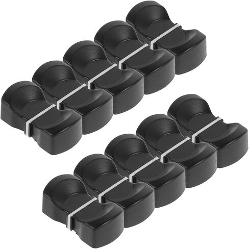 Milisten 10Pcs Slider Knob Caps for Console Mixer Durable Replacement Parts for Easy Audio Compact Design Effortless Installation Fits Inner with Indicator in Saudi Arabia