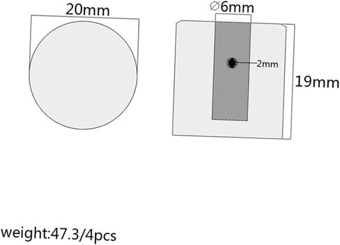 Kisangel 4pcs Guitar Bass Knobs Aluminum Alloy Tone Control Knobs Flat Top Guitar Parts Nickel Gda in Saudi Arabia