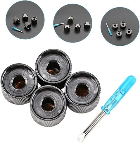 VANZACK 1Set Replacement Bass Guitar Volume Knob Caps Control Knobs with Scale for Easy Installation and Accurate Volume in Saudi Arabia