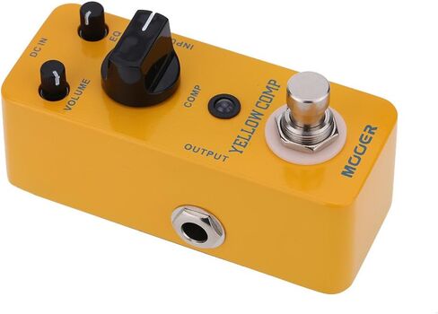 Yellow Comp Micro Mini Optical Compressor Guitar Effect Pedal – True Bypass, Smooth Compression, Aluminum Alloy Chassis in Kuwait