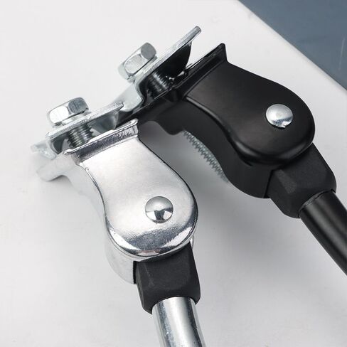 Bicycle Kickstands Sports Mountain Bike Side Rear Heavy Duty Adjustable Bicycle Parts(black) in Saudi Arabia