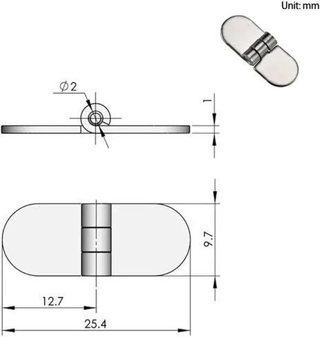 304 Stainless Steel Circular Non Perforated Small Hinge Industrial Cabinet 1Pcs in Saudi Arabia