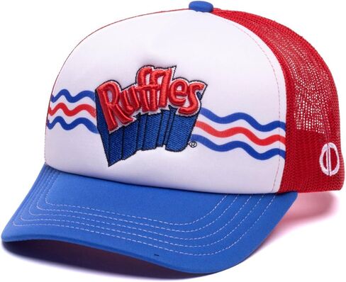 Odd Sox Doritos Cool Ranch Trucker Hat – Classic Snack Chip Mesh Snapback Cap for Men & Women – Food Themed Embroidered Logo – One Size Adjustable Fit in Kuwait
