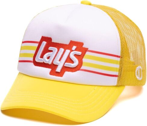 Odd Sox Doritos Cool Ranch Trucker Hat – Classic Snack Chip Mesh Snapback Cap for Men & Women – Food Themed Embroidered Logo – One Size Adjustable Fit in Kuwait