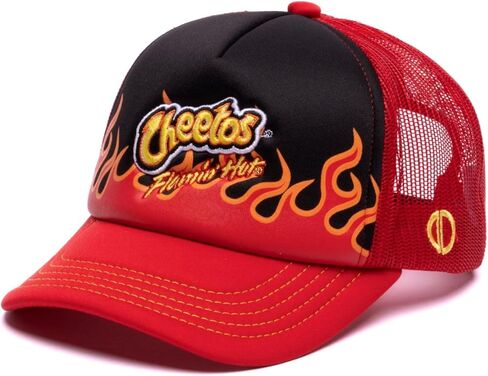 Odd Sox Doritos Cool Ranch Trucker Hat – Classic Snack Chip Mesh Snapback Cap for Men & Women – Food Themed Embroidered Logo – One Size Adjustable Fit in Kuwait