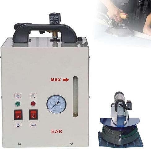 محطة كي بالبخار الصناعية بقدرة 1600 واط من TsoLay مع مقياس ضغط، غلاية 4 لتر، رأس حديد 900 واط، مكواة بخار كهربائية تجارية احترافية، درجة حرارة قابلة للتعديل لمتاجر الملابس والمغاسل in Kuwait