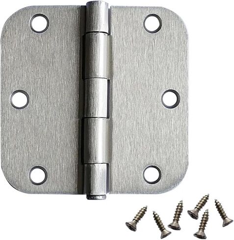 3.5 Inch Stainless Steel Folding Flat Door Butt Hinges Furniture Drawer Cabinet Box Hardware 3Pcs(Gold,2pcs) in Saudi Arabia